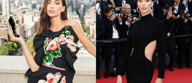 Natalie Vértiz y vestido fucsia Carolina Herrera NATALIE VÉRTIZ se impone en la alfombra roja de CAROLINA HERRERA con soberbio vestido de tafeta