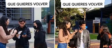 Jóvenes son retados por 20 soles para a llamar a su ex y son descubiertos Jóvenes son retados por 20 soles para a llamar a su ex y son descubiertos: "Necesito una explicación"