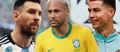 Messi, Neymar y Cristiano Ronaldo son uno de los futbolistas con mayores fortunas Las estrellas de QATAR 2022 que nacieron en la pobreza y ahora son millonarios