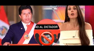 REBECA ESCRIBENS estalla contra PEDRO CASTILLO y lo tilda de dictador por golpe de Estado REBECA ESCRIBENS estalla contra PEDRO CASTILLO: "No al DICTADOR. No lo podemos permitir"