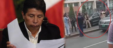 Pedro Castillo disolvió el Congreso de la República, pero luego fue vacado por el propio Parlamento. PERUANOS bloquearon el TRÁNSITO para impedir la fuga del golpista PEDRO CASTILLO | VIDEO