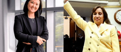 Keiko Fujimori saluda juramentación de Dina Boluarte como presidenta Keiko Fujimori saluda juramentación de Dina Boluarte como presidenta