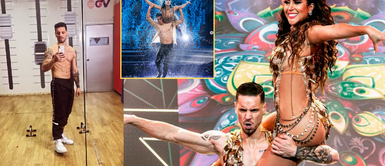 Anthony Aranda ya está acompañando a Melissa Paredes en los salones de GV Producciones. Anthony ENSAYA con Melissa y REGRESA a GV Producciones para final de “El Gran Show”: “Vamos por la COPA” | VIDEO