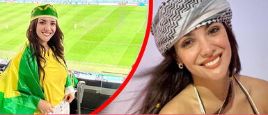 Rosángela Espinoza vivió el BRASIL vs Croacia e hinchas le piden que no use camiseta de Argentina ¿Saló a Brasil? ROSÁNGELA ESPINOZA presume camiseta e hincha le suplica: "No te pongas la de Argentina"