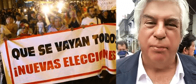 Fernando Olivera PIDE ADELANTO de elecciones tras golpe de estado de Castillo "Que se vayan todos": Fernando Olivera PIDE ADELANTO de elecciones tras golpe de estado de Castillo