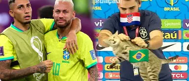 La selección brasileña perdió en penales ante Croacia. ¿LA MALDICIÓN DEL GATO?: lo botaron de la conferencia y BRASIL quedó eliminado de QATAR 2022