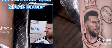 Messi se molestó y peculiar insulto se volvió viral. "¿Qué miras, bobo?": HINCHA se tatúa la frase de MESSI y causa revuelo en las redes | VIDEO
