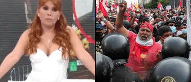 Magaly critica agresiones a casas de televisión Magaly CONDENA AGRESIONES a periodistas: “La prensa no tiene la culpa de lo que está pasando”