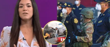 Jazmín Pinedo hace un llamado a las Fuerzas Armadas. Jazmín Pinedo realiza pedido directo a la Fuerzas Armadas: “Salgan a poner orden” | VIDEO