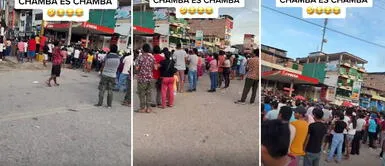 Protestante inaugura negocio a pie: Vendo agua, bomba lacrimógena, machete y palos | VIDEO Hombre aprovecha protesta e 'inaugura' negocio: "Vendo agua, bomba lacrimógena, machete y palos" | VIDEO