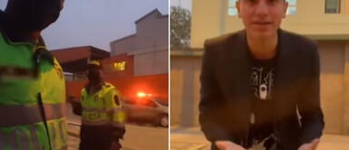 Influencer peruano anuncia venta de drogas frente a PNP y es detenido | Video Influencer peruano anuncia "venta" de drogas frente a PNP y es detenido | Video