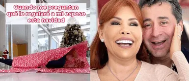 Magaly se envuelve y se ofrece como regalo de Navidad para su esposo Alfredo Zambrano |VIDEO| Magaly se envuelve y se ofrece como regalo de Navidad para su esposo Alfredo Zambrano |VIDEO|