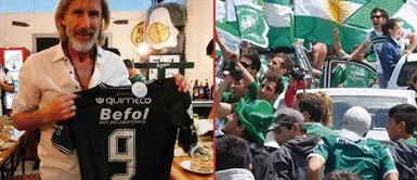 Ricardo Gareca se mostró muy contento tras posar con la camiseta de Sarmiento de Junín ¿Ya encontró 'chamba'?: Ricardo Gareca se lució con la camiseta de histórico club argentino