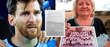 Primera maestra de Messi deja carta viral con último deseo Primera maestra de Messi deja carta viral con último deseo: “Antes de morir me gustaría abrazarte” | VIDEO