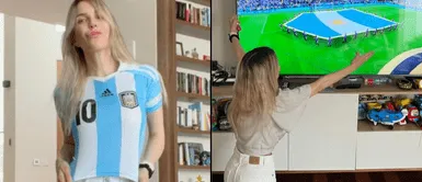 Juliana Oxenford y su felicidad tras el campeonato de Argentina Juliana Oxenford emocionada tras campeonato de Lionel Messi: "Grande, Argentina"