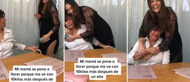 Mamá se reencuentra con su hija después de un año y llora porque subió de peso | Video Mamá se reencuentra con su hija después de un año y llora porque subió de peso | Video