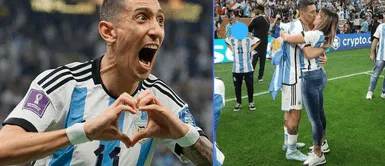 Ángel Di María anotó gol en el partido de Argentina vs. Francia. Esposa de Di María, Jorgelina Cardoso, recuerda a periodistas que hablaron mal del 'Fideo' tras ganar en el Mundial | VIDEO