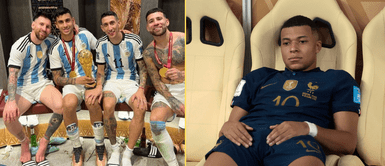 Mbappé jugó su primer mundial a los 19 años de edad. 'Cuti' Romero manda mensaje a Mbappé tras victoria de Argentina: "Que espere 4 años más"