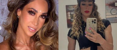 Melissa Loza con bikini total black y salida de baño Melissa Loza impacta luciéndose con un elegante bikini en sublime look boho chic