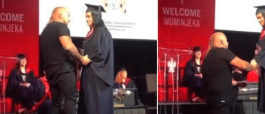 Hombre es viral tras pedirle la mano a su novia durante su graduación: “le robó su momento” Hombre es viral tras pedirle la mano a su novia durante su graduación: “le robó su momento”
