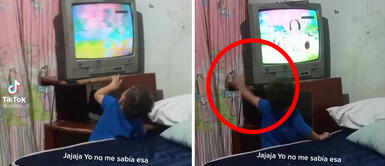 Niño, cansado de no poder ver sus dibujitos, da tremendo golpe a televisor y lo arregla: ‘Te controlas o te controlo’ Niño, cansado de no poder ver sus dibujitos, da tremendo golpe a televisor y lo arregla: ‘Te controlas o te controlo’