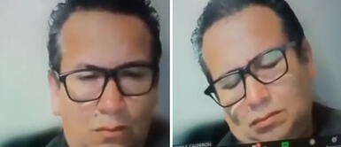 Profesor se queda dormido en clase virtual: “No los escucho” Profesor se queda dormido en clase virtual: “No los escucho”