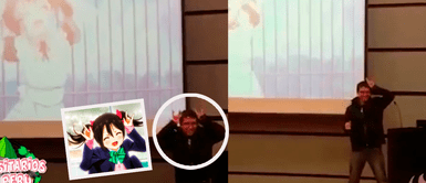 Alumno de la UPC expone bailando sobre anime "Nico nico nii" y se vuelve viral Alumno de la UPC expone bailando sobre anime "Nico nico nii" y se vuelve viral: "Qué huev*s"