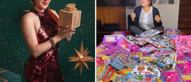 Lesly Castillo mostró la cantidad de regalos que compró para niños y niñas. Foto: Lesly Castillo/Instagram Lesly Castillo mostró la cantidad de regalos que compró para niños y niñas. Foto: Lesly Castillo/Instagram