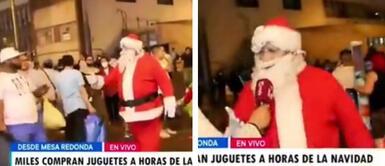 Papá Noel trolea a reportera de TVPerú y aprovecha despacho en vivo para pedir la renuncia de Dina Boluarte Papá Noel trolea a reportera de TVPerú en vivo y aprovecha despacho en vivo para pedir renuncia de Dina Boluarte