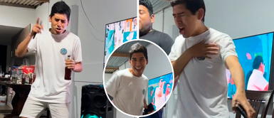 Graba a su cuñado cantando y bailando temas de Armonía 10 y video se hace viral: “Otra vez me dio sed” Graba a su cuñado cantando y bailando temas de Armonía 10 y video se hace viral: “Otra vez me dio sed”