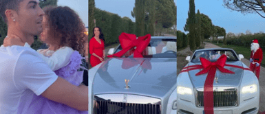 El futbolista fue sorprendido con gran regalo Cristiano Ronaldo fue sorprendido por Georgina con lujoso auto de 300 mil euros como regalo de Navidad