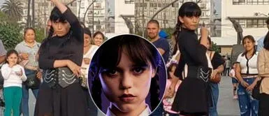 wednesday: Merlina peruana causa furor en centro de Lima Imitadora peruana de Merlina Addams impacta a transeúntes: "Bien hecho, Ermelinda"