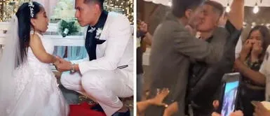 Invitado besa a novio frente a recién casada y desata gresca en fiesta Invitado besa a novio frente a recién casada y desata gresca en fiesta