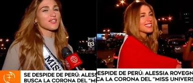 Alessia Rovegno confiada en ganar el Miss Universo Alessia Rovegno preparada para ganar el Miss Universo: “No estuve comparándome con las otras candidatas”