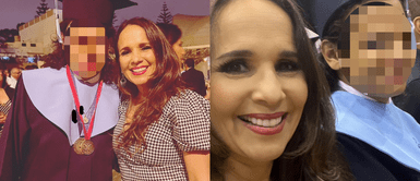 Érika Villalobos feliz con graduación de su hijo Érika Villalobos emocionada tras graduación de su hijo: “Abre tus alas, hoy debo soltarte”