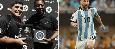 Lionel Messi campeonó con Argentina en el Mundial Qatar 2022. ¿Qué dijeron Diego Maradona y Pelé sobre Messi tras olvidar de apagar sus micros?