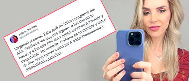 Juliana Oxenford advierte a detractores que no los bloqueará ni responderá Juliana Oxenford lanza advertencia a sus detractores: “Estoy de buen humor como para andar bloqueando”