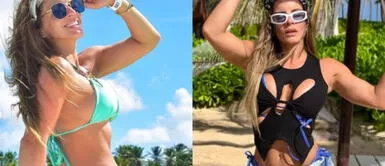 Alejandra Baigorria en Brasil con bikini cadenas Alejandra Baigorria impacta en paradisiaca isla brasileña con excepcional bikini con cadenas