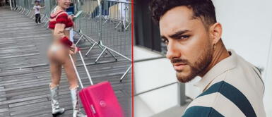 Austin Palao se burla de Flavia Laos por usar botas en la playa Austin Palao no puede con Flavia Laos al verla con botas en la playa: “Es un personaje”