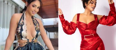 Isabel Acevedo con vestido blazer Isabel Acevedo le sigue el paso a Pamela Franco modelando un impoluto vestido blazer