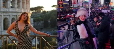 Lesly Castillo y looks con sus hijas Lesly Castillo da cátedra de glamour y elegancia con sus dos hijas y esposo multimillonario