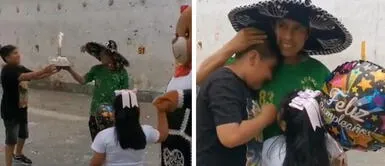 Estibador es sorprendido por sus hijos en su cumpleaños: “Te admiramos y te respetamos, papá” Estibador es sorprendido por sus hijos en su cumpleaños: “Te admiramos y te respetamos, papá”