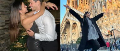 Luciana Fuster y Patricio Parodi look Luciana Fuster y Patricio Parodi elevan el estilo francés al pie de la Torre Eiffel