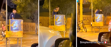 Viral: Menor aprovecha que policía no está, empieza a dirigir el tránsito y conductores le hacen caso A falta de policía de tránsito, menor dirige el tránsito y es aclamado por conductores: "Denle su propina"