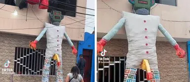 Familia preparó un ‘muñeco erótico gigante’ para quemar en Año Nuevo y video se hace viral Familia preparó un ‘muñeco erótico gigante’ para quemar en Año Nuevo y video se hace viral