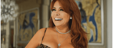 Magaly Medina traslada la sofisticación del satén en mágico vestido corsé de lavanda Magaly Medina traslada la sofisticación del satén en mágico vestido corsé de lavanda