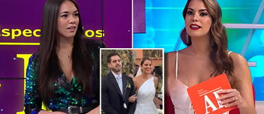 En Más Espectáculos, Jazmín Pinedo confesó que no pudo ir a ninguna ceremonia a la que la invitaron y tomó unos momentos para dirigirse a Valeria Piazza. En Más Espectáculos, Jazmín Pinedo confesó que no pudo ir a ninguna ceremonia a la que la invitaron y tomó unos momentos para dirigirse a Valeria Piazza.