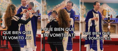 Sacerdote trolea a madre tras haber bautizado a su hija "Felizmente te vomitó a ti": sacerdote trolea a madre tras haber bautizado a su hija