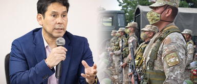 Ministro Demartini: "No fue un error enviar a los militares a Ayacucho" Ministro Demartini: "No fue un error enviar a los militares a Ayacucho"