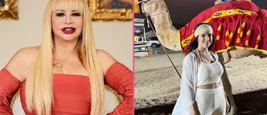 Susy Díaz defiende a Rosángela Espinoza tras sus viajes a Qatar y Dubai con su propio dinero. Susy Díaz sale en defensa de Rosángela Espinoza tras sus viajes a Qatar y Dubai